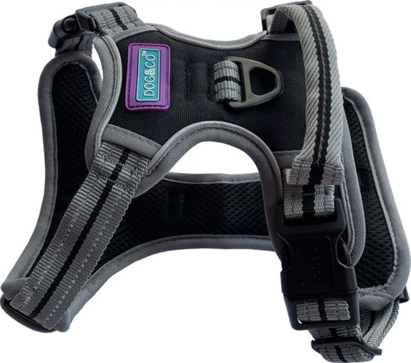 HEM AND BOO SPORTS HARNESS BLACK MEDIUM