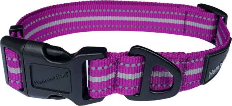 HEM AND BOO SPORTS COLLAR PURPLE MEDIUM