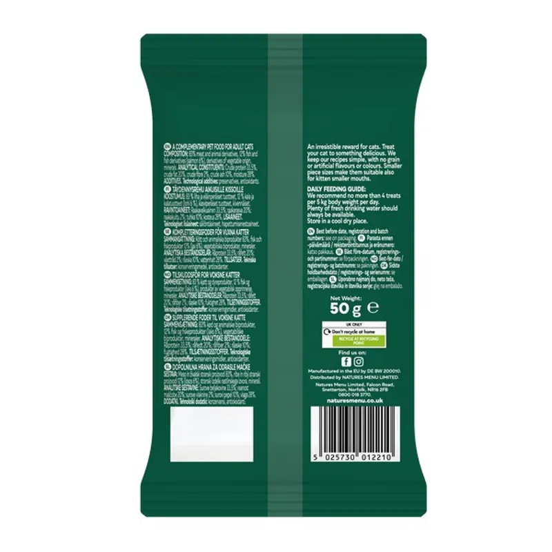Natures Menu Cat Treats with Salmon 50g-1