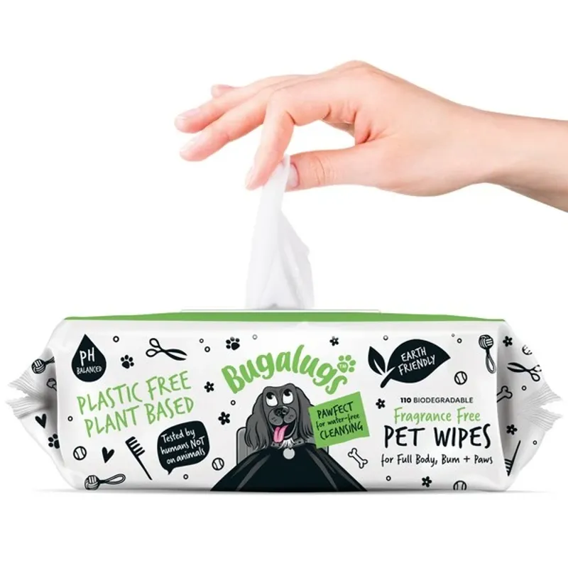 Bugalugs Biodegradable Wipes x110