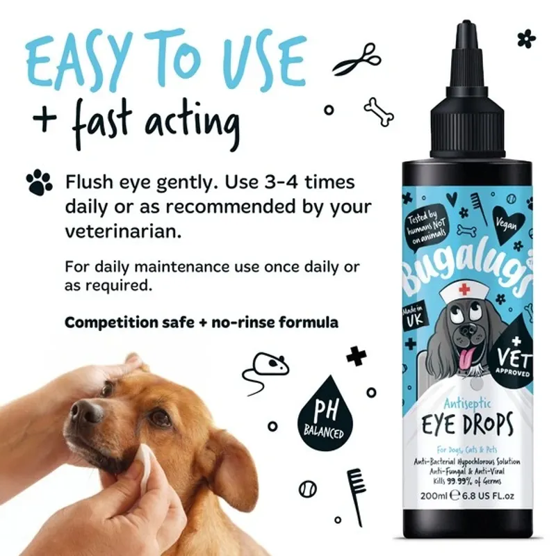 Bugalugs Antiseptic Eye Drops 200ml-1