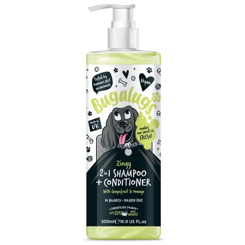 Bugalugs Zingy 2in1 Shampoo 500ml