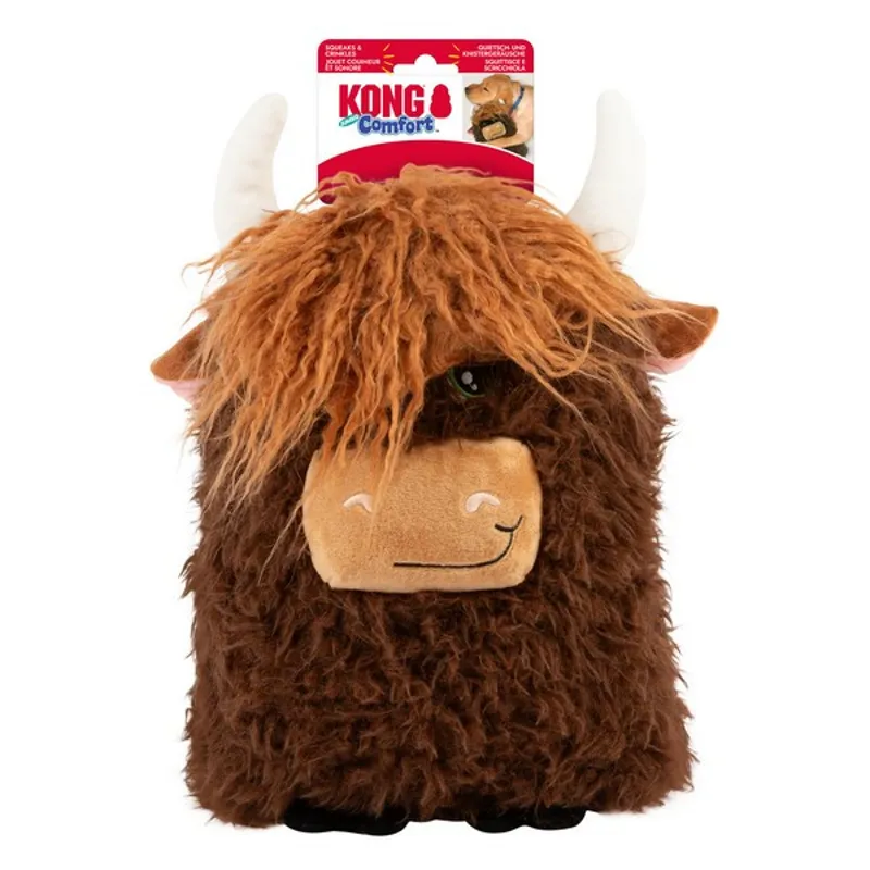 Kong Comfort Jumbo Highland Cow Assorted XL-1