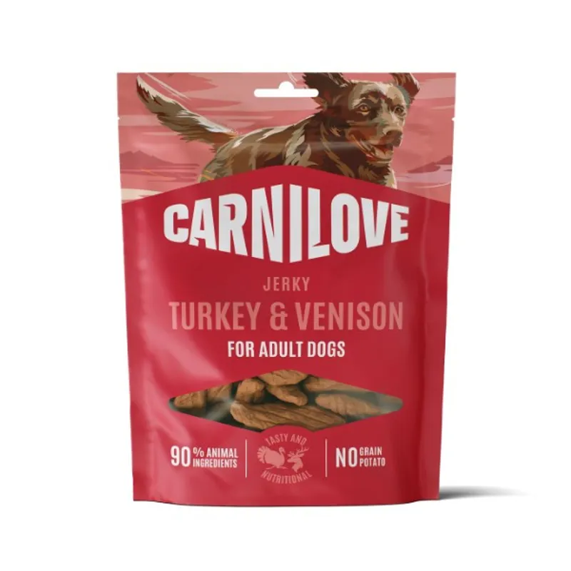 Carnilove Jerky Turkey and Venison 100g