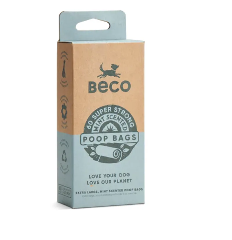 Beco Scented Poop Bag Rolls 60 bags