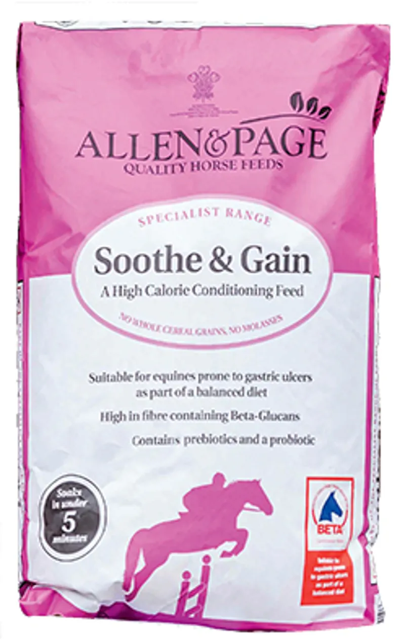 ALLEN AND PAGE SOOTHE N GAIN 15KG