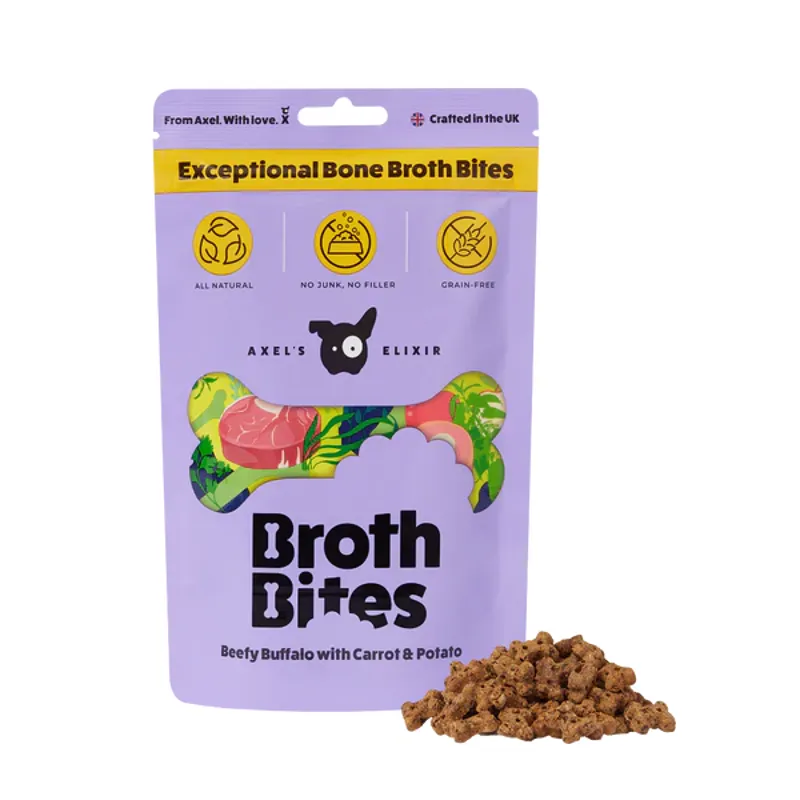 Beefy Buffalo Broth Bites 100g