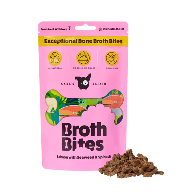 Axel's Elixir Salmon Broth Bites 100g