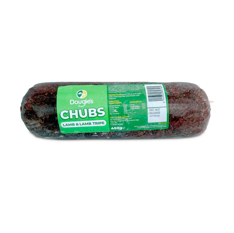 Dougie's Lamb and Lamb Tripe Chub 450g