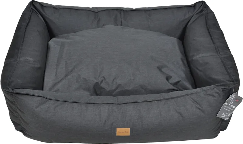 HEM AND BOO WATERPROOF RECTANGE BED BLACK M