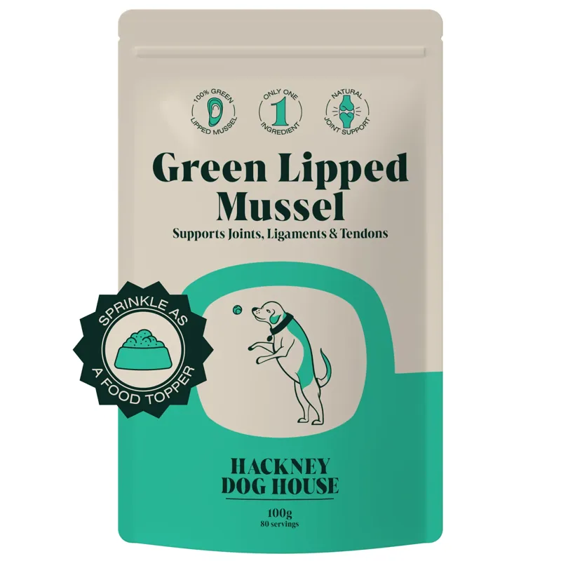 Hackney Dog House Green Lipped Mussel Powder 80 Servings