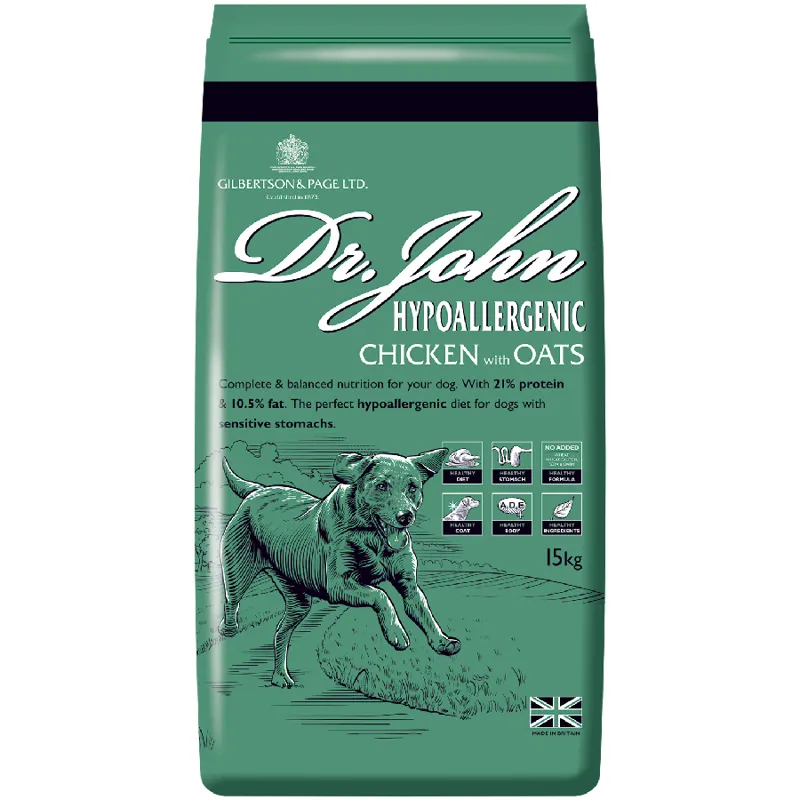 Dr. John Hypoallergenic Chicken with Oats 15kg