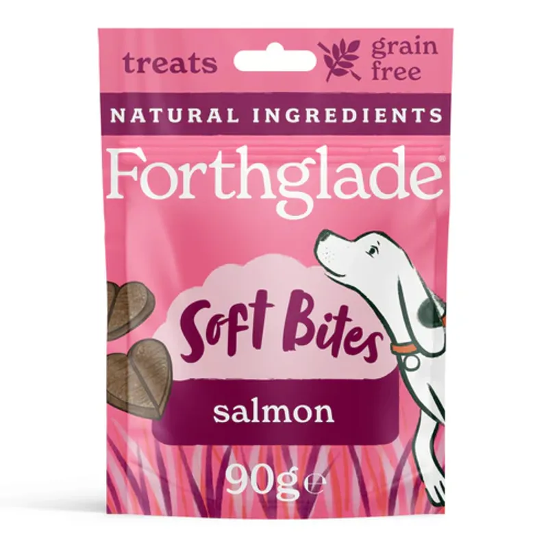 FORTHGLADE SOFT BITE SALMON TREATS 90G