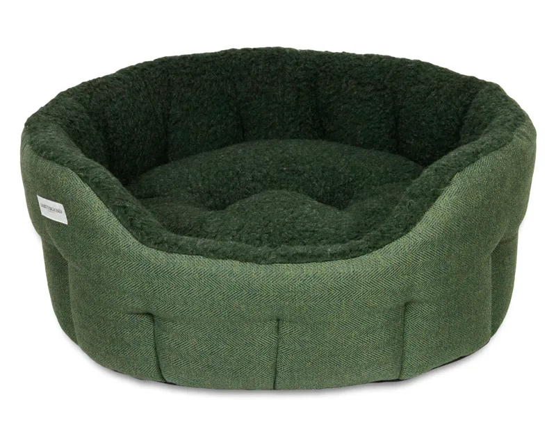 Earthbound Modern Tweed Sherpa Pine Green Small