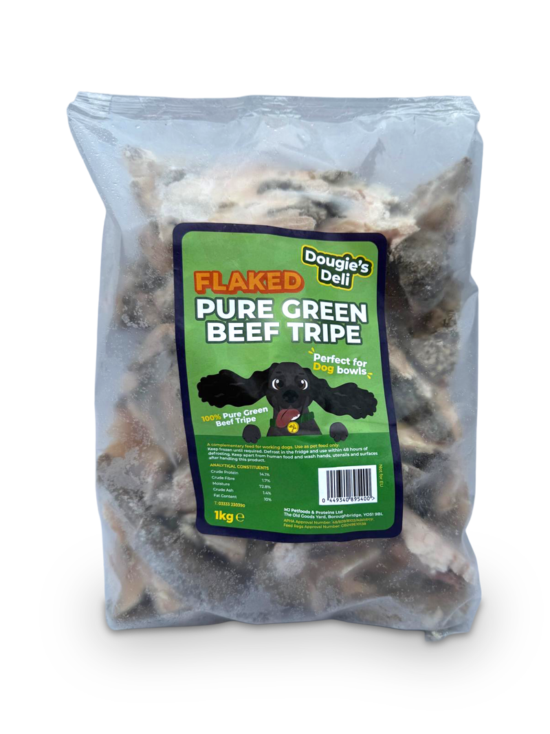 Dougie's Pure Beef Tripe Flakes 1kg