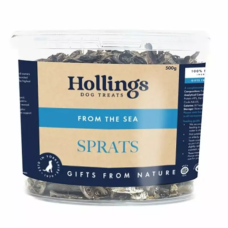Hollings Sprats Tub 500g